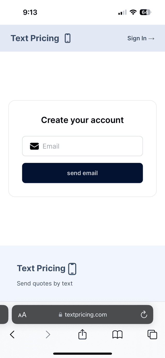 Step 1: Create Account